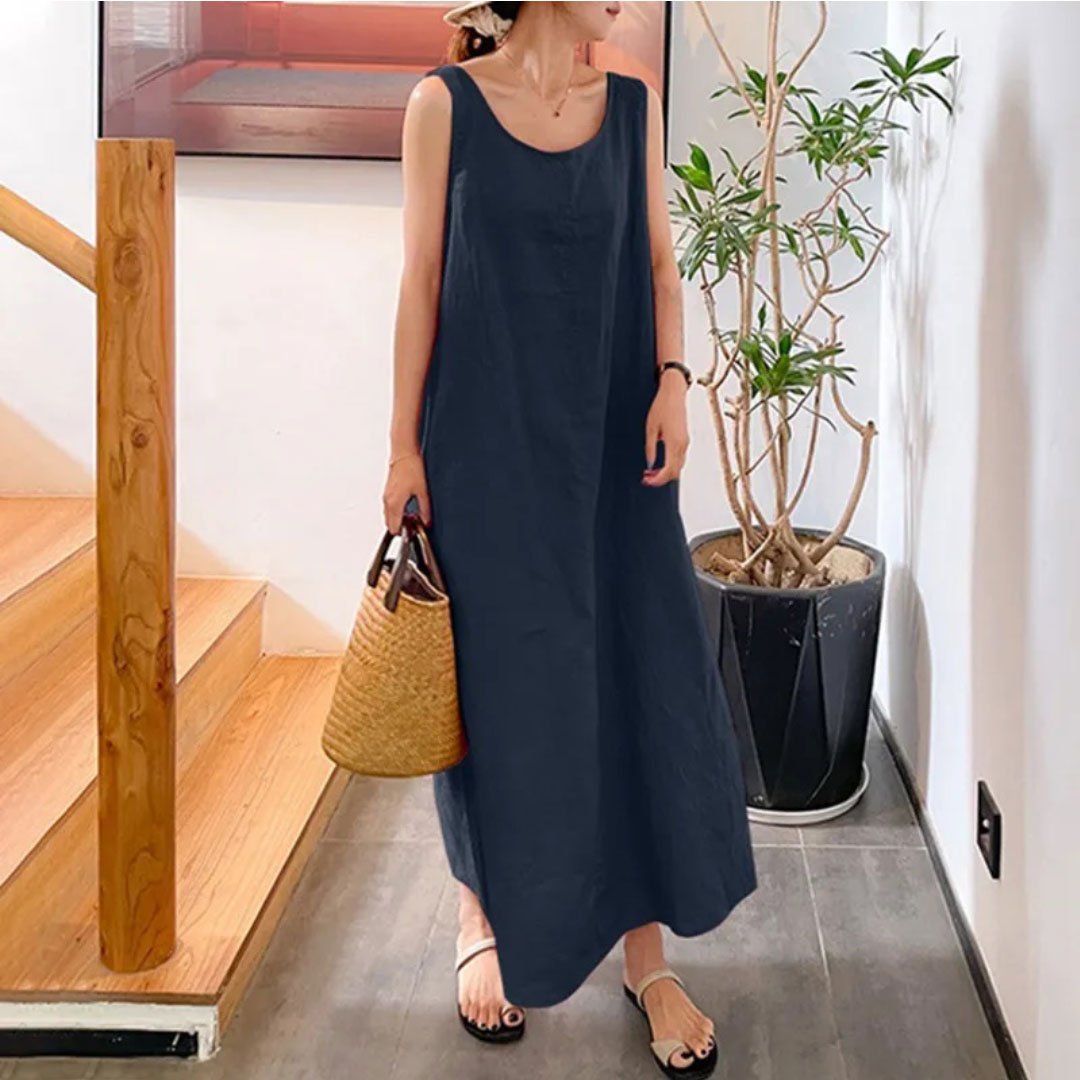 Vestido Feminino Longo Vintage