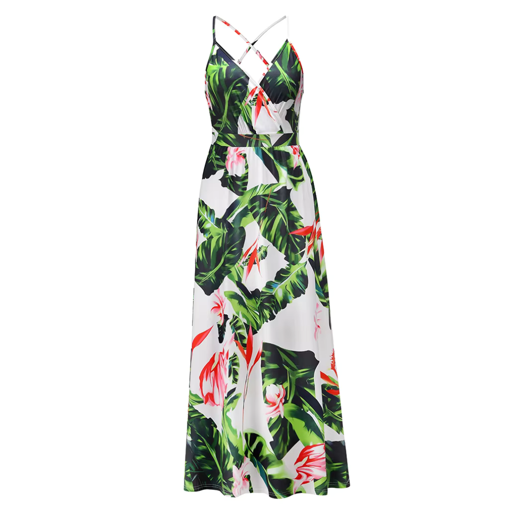 Vestido Longo Floral