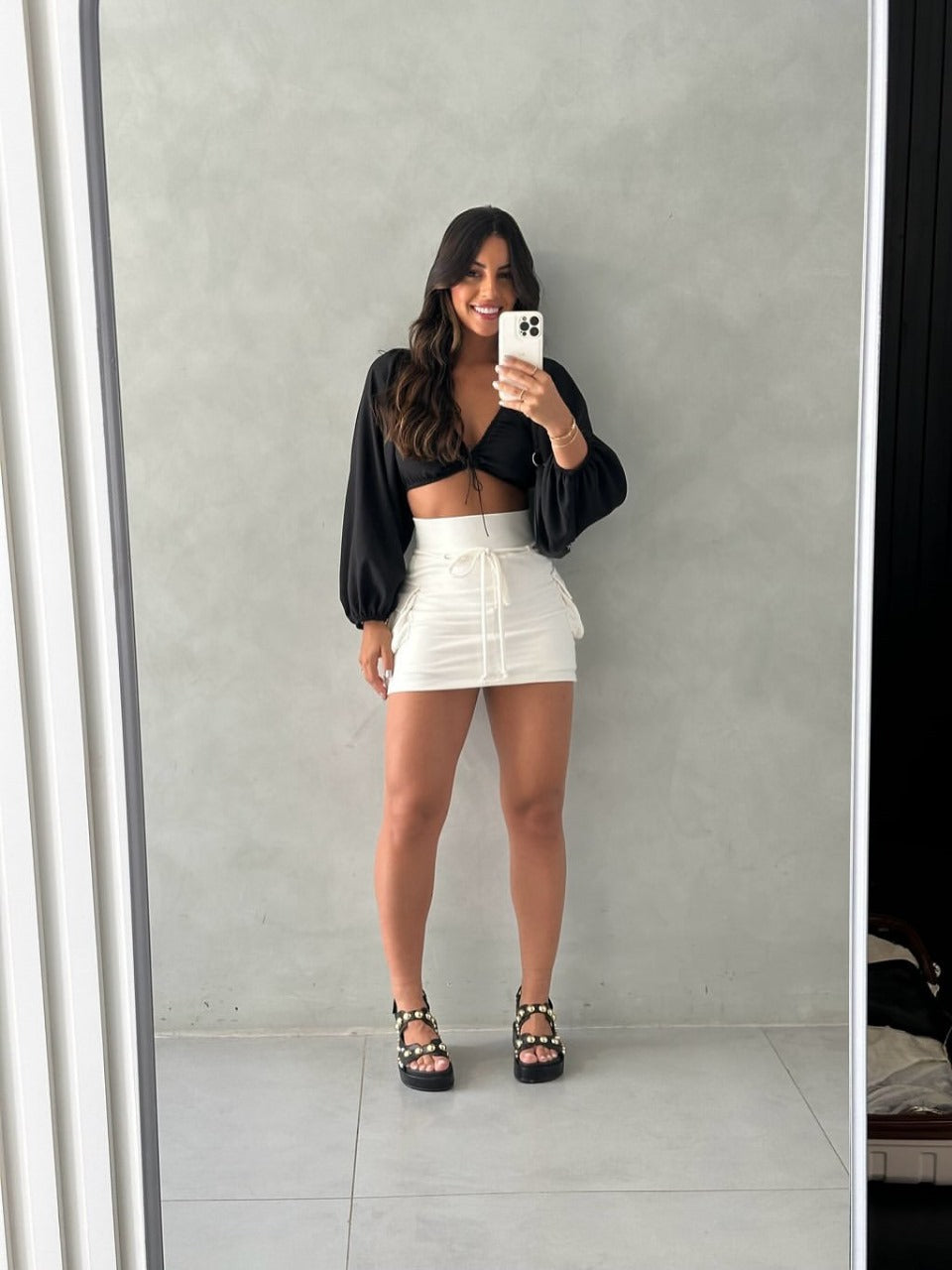Short Saia Moletinho