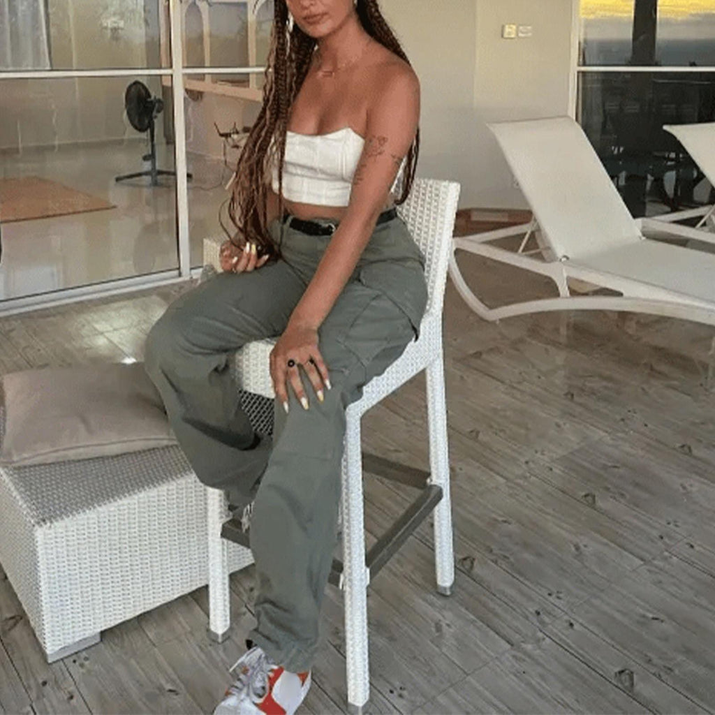 Calça Cargo Feminina Beauty