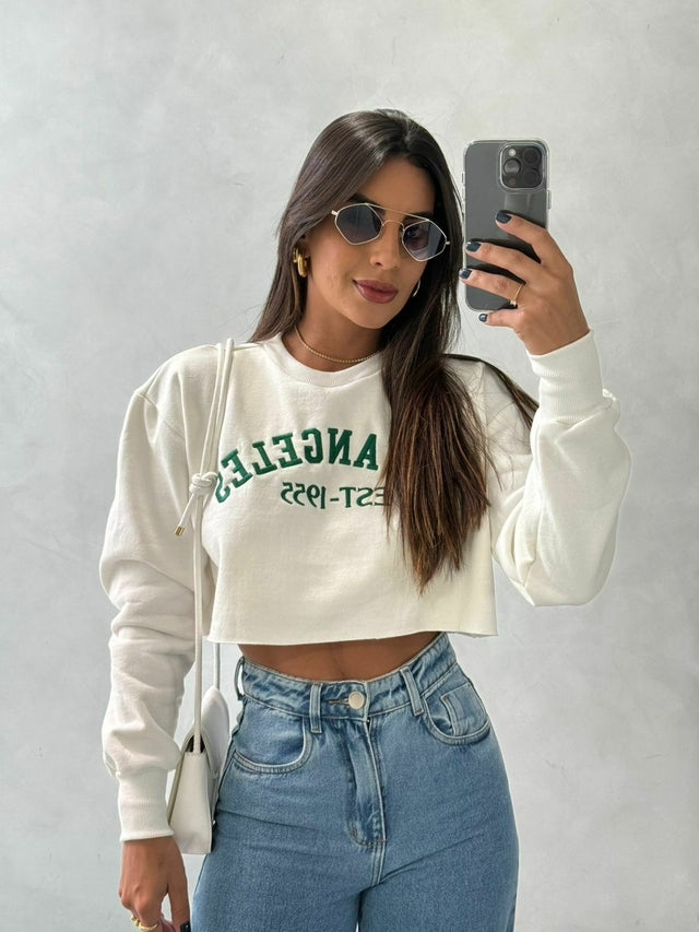 Cropped Moletom