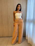 Body Básico Feminino em Poliamida Bia