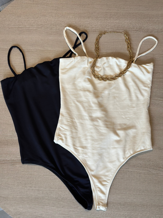 Body Básico Feminino em Poliamida Bia