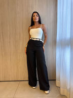 Body Básico Feminino em Poliamida Bia