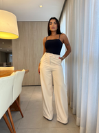 Body Básico Feminino em Poliamida Bia