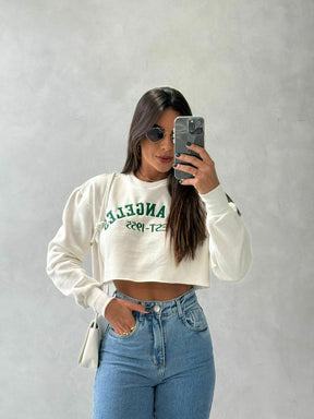 Cropped Moletom