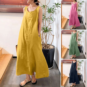 Vestido Feminino Longo Vintage