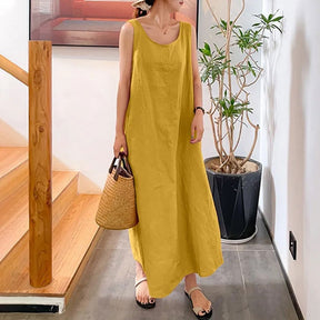 Vestido Feminino Longo Vintage