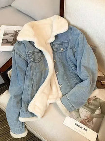 Jaqueta Feminina Jeans de pele