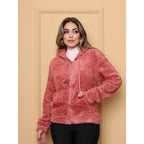 Blusa Frio Casaco Moletom Pelinho Inverno Feminino