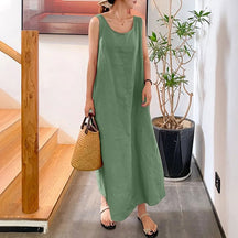 Vestido Feminino Longo Vintage