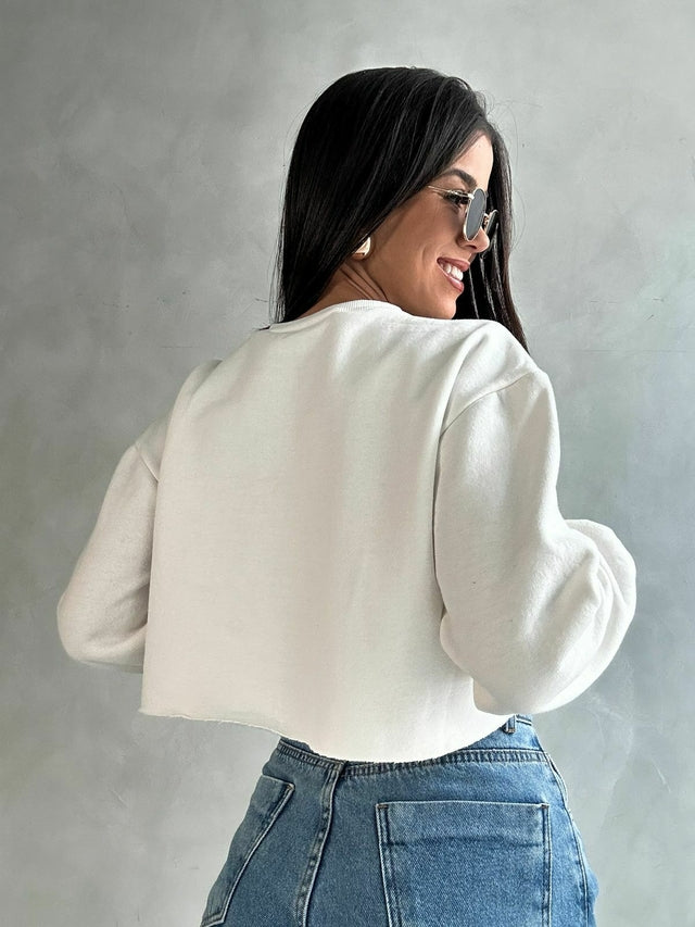 Cropped Moletom
