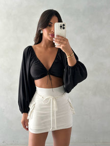 Short Saia Moletinho
